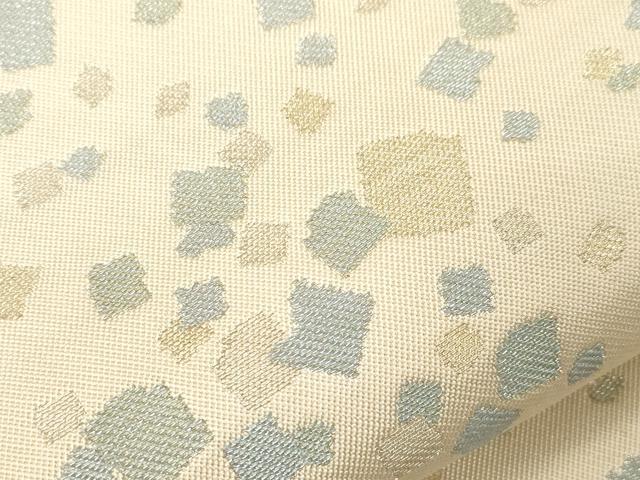 平和屋着物●西陣　川島織物　六通柄袋帯　箔散らし文　金銀糸　正絹　逸品　CABD4259dy