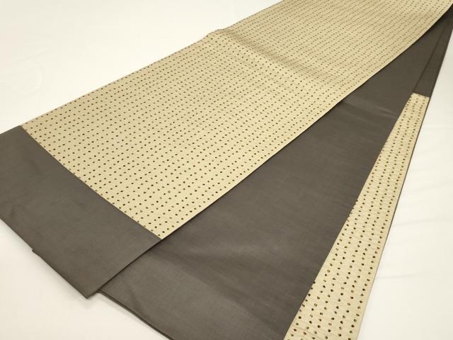 平和屋着物●名門木屋太　今河織物　六通柄袋帯　あられ文　正絹　逸品　未使用　CABD4279dy