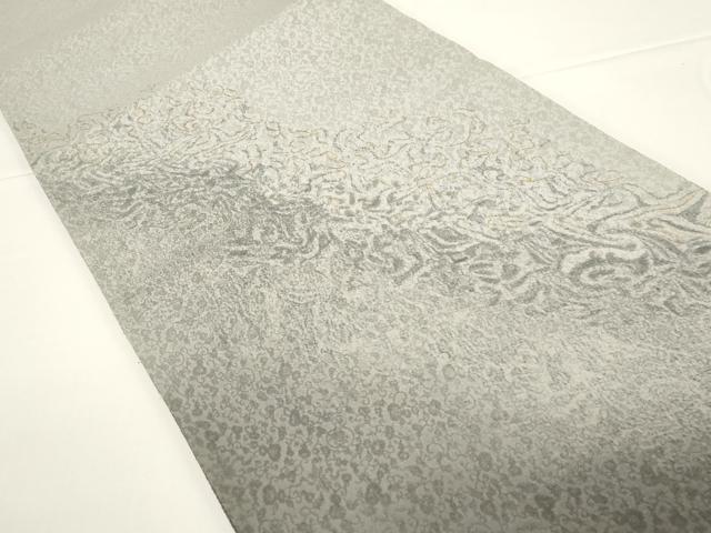 平和屋着物●太鼓柄袋帯　墨流し文様　金彩　正絹　逸品　CABD4288dy