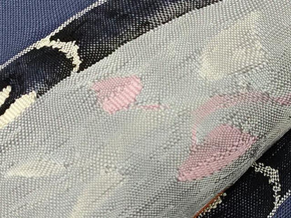 平和屋着物●太鼓柄袋帯　すくい織　狩猟丸文　正絹　逸品　CABD4289dy