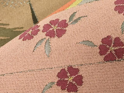 平和屋着物●世界的人形師　辻村寿三郎　ジュサブロー　六通柄袋帯　雛人形　金銀糸　正絹　逸品　CABD4294dy