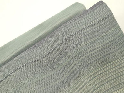 平和屋着物●ワンタッチつけ帯　横段文　さが美扱い　正絹　逸品　CABD4313dy