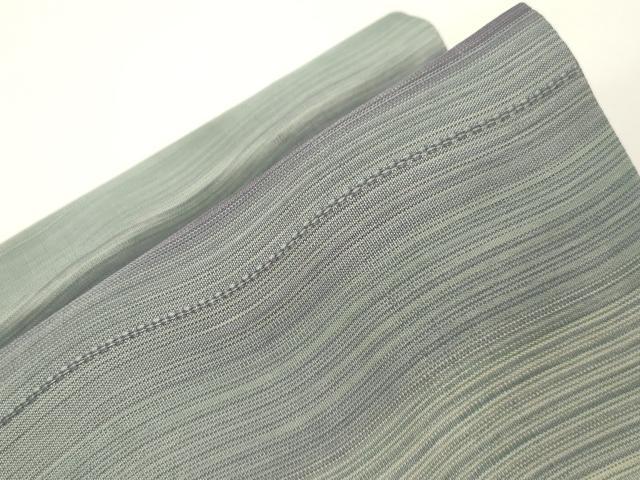 平和屋着物●ワンタッチつけ帯　横段文　さが美扱い　正絹　逸品　CABD4313dy