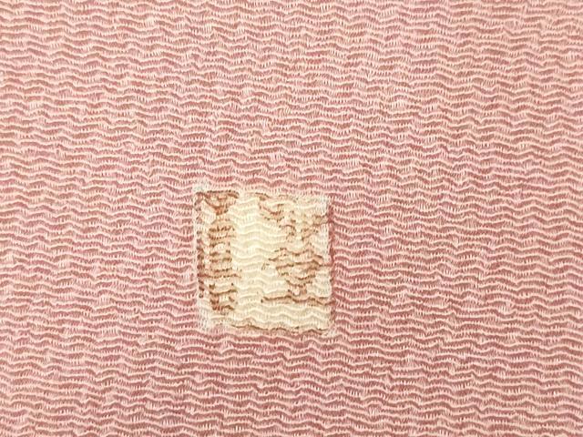 平和屋着物●人間国宝・羽田登喜男　九寸名古屋帯　草花文　鬼しぼ縮緬　正絹　逸品　CABD4358dy