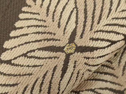 平和屋着物●六通柄　本袋帯　唐織　菱草木文　金糸　正絹　逸品　CABD4377dy