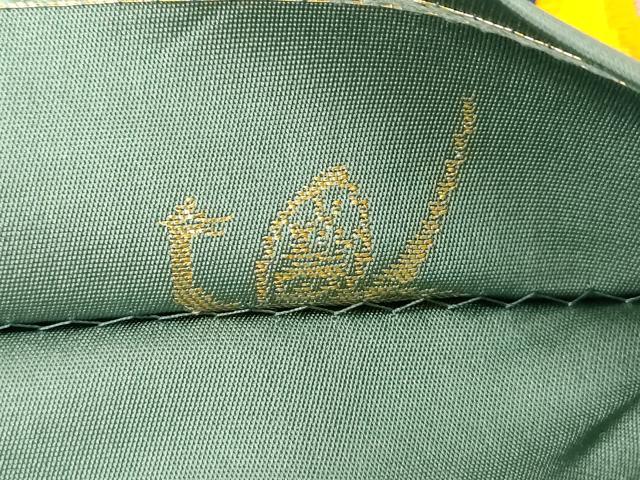 平和屋着物●西陣　白綾苑大庭　六通柄袋帯　唐織　貝　金銀糸　正絹　逸品　CABD4392dy