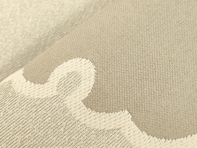 平和屋着物●人間国宝　五代　田畑喜八　六通柄袋帯　雪輪文　正絹　逸品　CABD4395dy