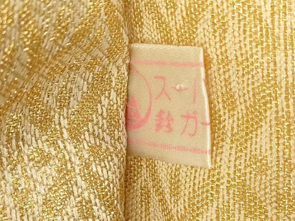 平和屋着物●創業280年　誉田屋源兵衛　六通柄袋帯　唐織　金華燦綴　立波草花文　金糸　鈴乃屋扱い　正絹　逸品　CABD4398dy