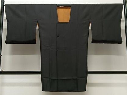 平和屋着物∞道行コート　リバーシブル　花菱文　暈し染め　ロング丈　正絹　逸品　CABD4405ua
