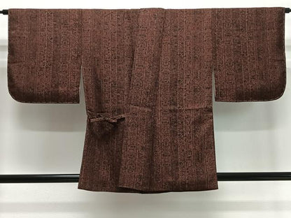 平和屋着物∞道中着　更紗動物花文　反端付き　正絹　逸品　CABD4412ua