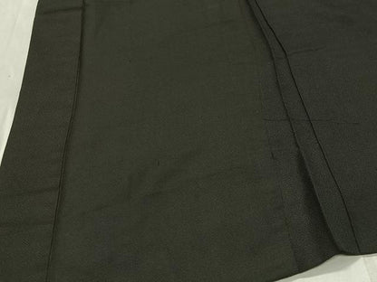 平和屋着物∞男性　長羽織　蝋色　正絹　逸品　CABD4421ua