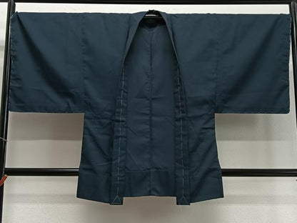 平和屋着物∞男性　羽織　お召地　鹿の子文　正絹　逸品　未使用　CABD4426ua