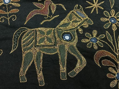 平和屋着物∞和装コート　総刺繍　動物文　CABD4502ua