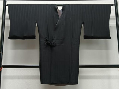 平和屋着物∞染色作家　斉藤三才　道中着　リバーシブル　霞文　暈し染め　ロング丈　正絹　逸品　CABD4519ua