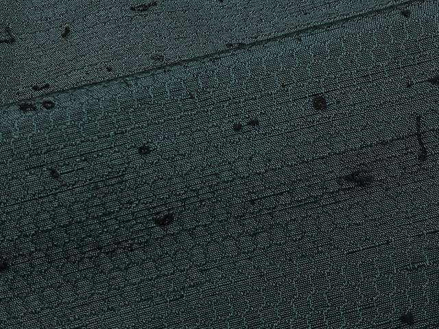 平和屋着物∞男性　羽織　髭紬　亀甲繋ぎ　正絹　逸品　CABD4530ua