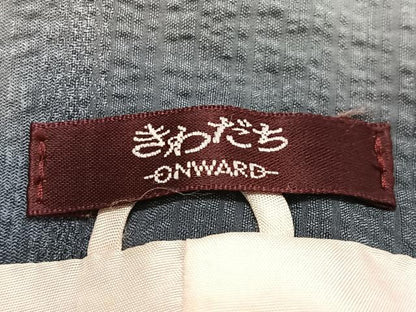 平和屋着物∞道中着　霞文　暈し染め　ロング丈　正絹　逸品　CABD4541ua
