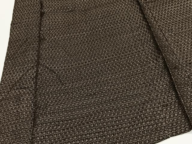平和屋着物∞男性　長羽織　本場大島紬　亀甲文　正絹　逸品　CABD4554ua 平和屋着物∞男性 長羽織 本場大島紬 亀甲文 正絹 逸品 CABD4554ua