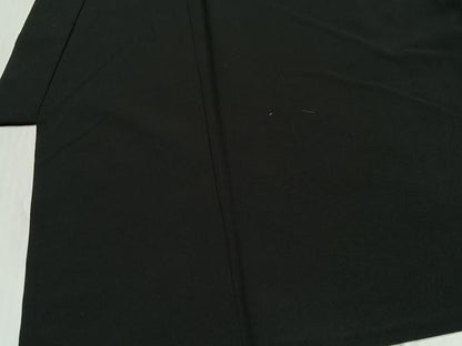 平和屋着物∞男性　長羽織　単衣　黒紋付　正絹　逸品　CABD4561ua