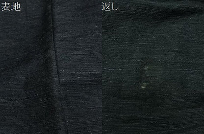 平和屋着物∞男性　羽織　紬地　褐返色　正絹　逸品　CABD4566ua
