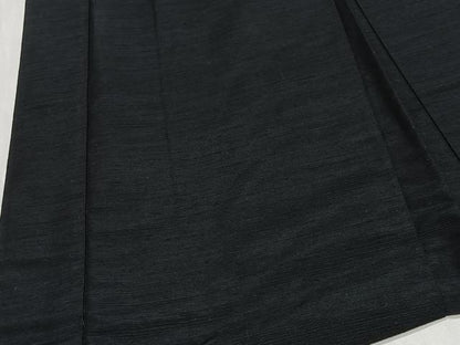 平和屋着物∞男性　羽織　紬地　人物文　紫黒色　正絹　逸品　CABD4577ua