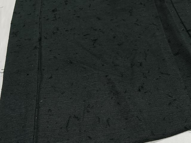 平和屋着物∞男性　長羽織　髭紬地　百入り茶色　正絹　逸品　CABD4579ua