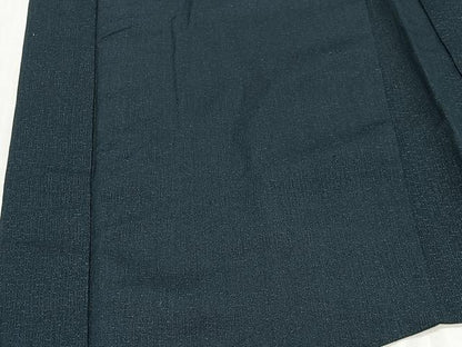 平和屋着物∞男性　長羽織　紬地　褐返色　正絹　逸品　CABD4587ua