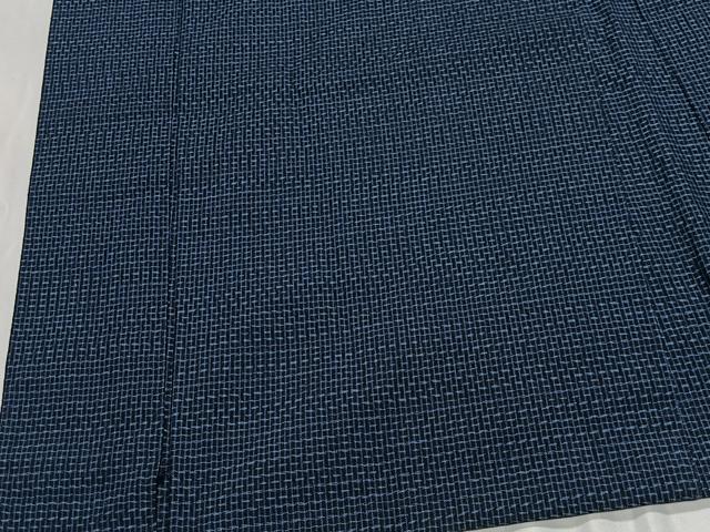 平和屋着物∞男性　長羽織　本場大島紬　横段文　正絹　逸品　CABD4588ua
