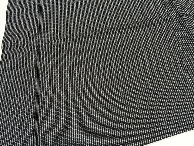 平和屋着物∞男性　羽織　本場大島紬　亀甲文様　総詰め　証紙付き　正絹　逸品　CABD4591ua
