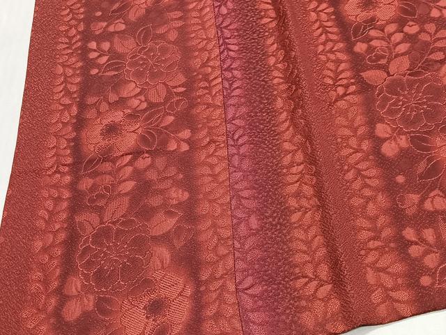 平和屋着物∞道行コート　辻が花　ロング丈　正絹　逸品　CABD4600ua