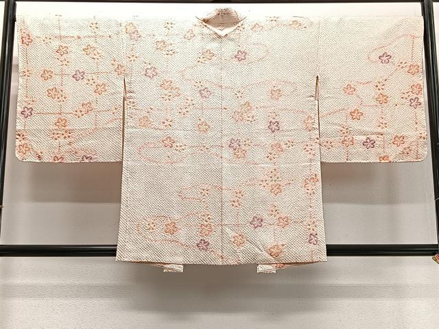 平和屋着物∞羽織　総絞り　舞花文　正絹　逸品　未使用　CABD4604ua