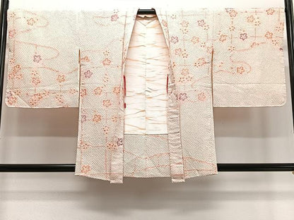 平和屋着物∞羽織　総絞り　舞花文　正絹　逸品　未使用　CABD4604ua
