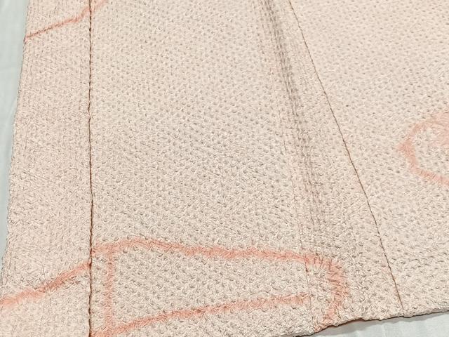平和屋着物∞羽織　総絞り　舞花文　正絹　逸品　未使用　CABD4604ua