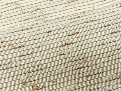 平和屋着物∞男性　羽織　髭紬地　横段文　正絹　逸品　CABD4605ua