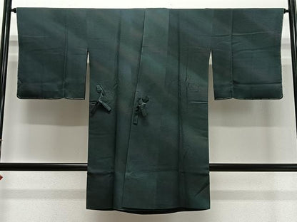 平和屋着物∞道中着　リバーシブル　霞文　暈し染め　ロング丈　正絹　逸品　未使用　CABD4612ua