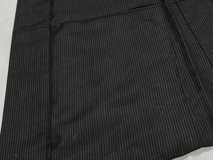 平和屋着物∞男性　長羽織　紬地　縞　正絹　逸品　CABD4614ua