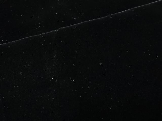 平和屋着物∞和装コート　ベロア　黒地　CABD4619ua