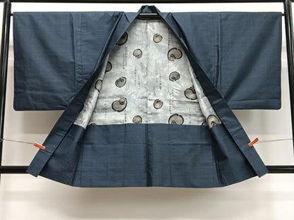 平和屋着物∞男性　羽織　本場大島紬　80亀甲　総詰め　正絹　逸品　CABD4640ua