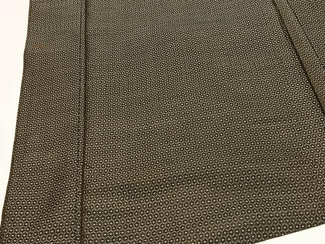 平和屋着物∞男性　羽織　本場大島紬　80亀甲　総詰め　正絹　逸品　CABD4650ua
