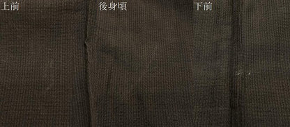 平和屋着物∞男性　羽織　紬地　縞　正絹　逸品　CABD4651ua