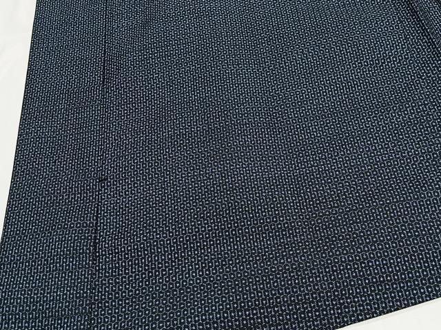 平和屋着物∞男性　羽織　本場大島紬　100亀甲　総詰め　正絹　逸品　CABD4658ua