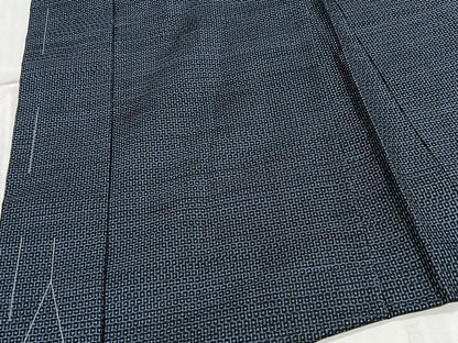 平和屋着物∞男性　羽織　紬地　霞文　正絹　逸品　未使用　CABD4661ua