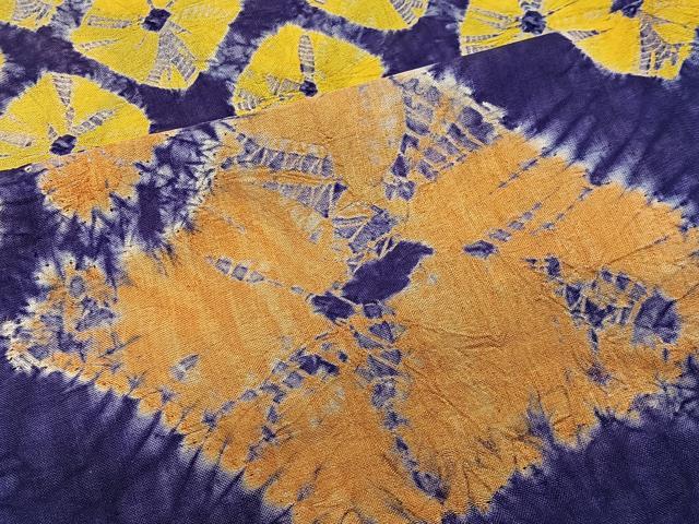 平和屋着物∞アンティーク　大正ロマン　羽織　絞り　舞花文　正絹　逸品　未使用　CABD4663ua