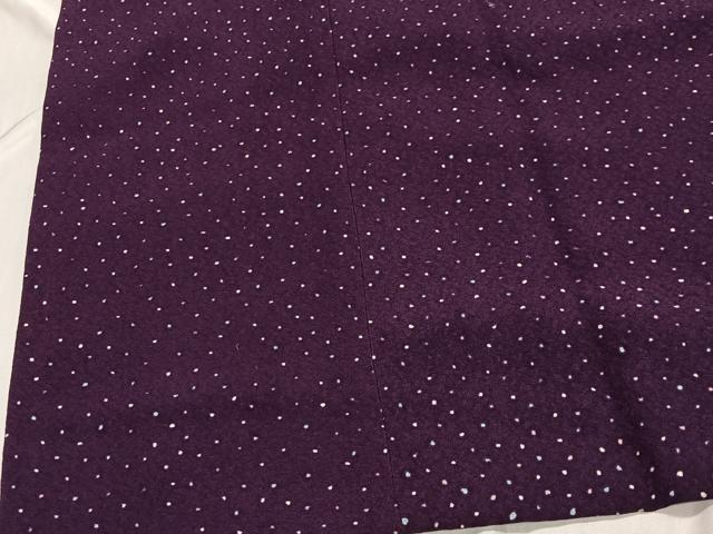 平和屋着物∞道行コート　霰文　ロング丈　正絹　逸品　CABD4671ua