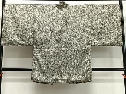 平和屋着物∞男性　長羽織　豹柄　銀糸　洗える着物　CABD4697ua