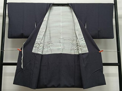平和屋着物∞道行コート　角通し　さが美扱い　ロング丈　正絹　逸品　CABD4705ua