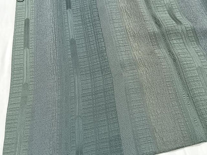 平和屋着物∞道行コート　間道　暈し染め　ロング丈　正絹　逸品　CABD4708ua