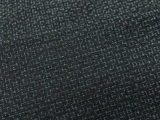 平和屋着物∞道行コート　紬地　横段文　正絹　逸品　CABD4717ua