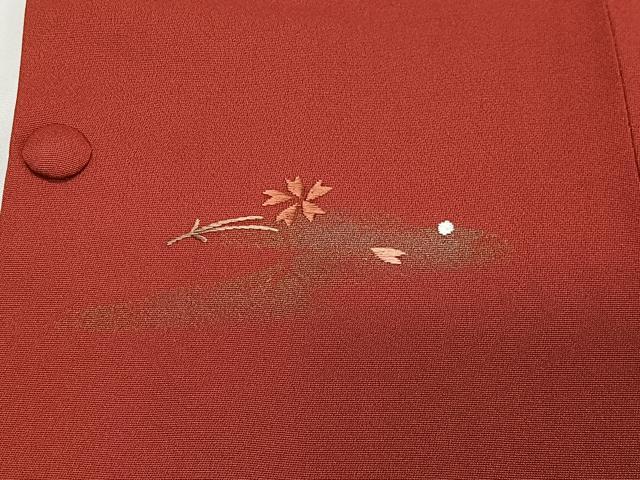 平和屋着物∞道行コート　総刺繍　花籠文　金彩　正絹　逸品　未使用　CABD4718ua