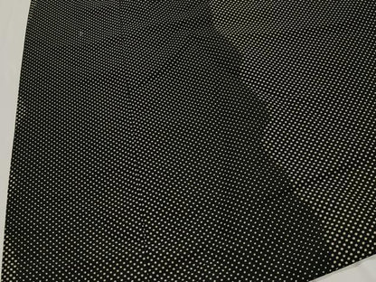 平和屋着物∞道中着　丸文　黒地　ロング丈　正絹　逸品　CABD4722ua
