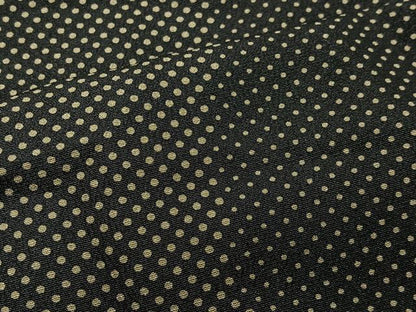 平和屋着物∞道中着　丸文　黒地　ロング丈　正絹　逸品　CABD4722ua
